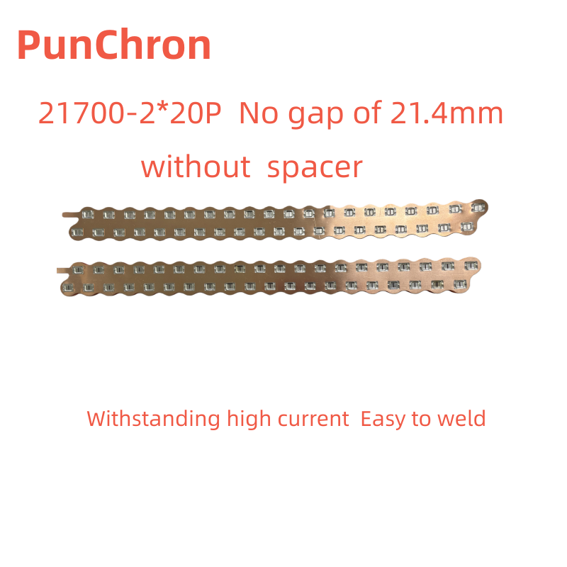 Bus Bar Copper - PunChron 21700-2* 20P Busbar Honeycomb Arranged