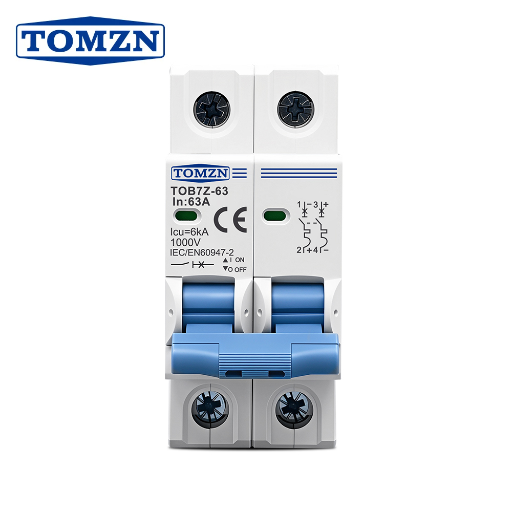 Solar Combiner Box - TOMZN 2P DC 1000V Solar Mini