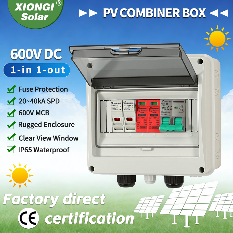 1 PCS Solar photovoltaic PV DC - Solar Combiner Box 评论和价格