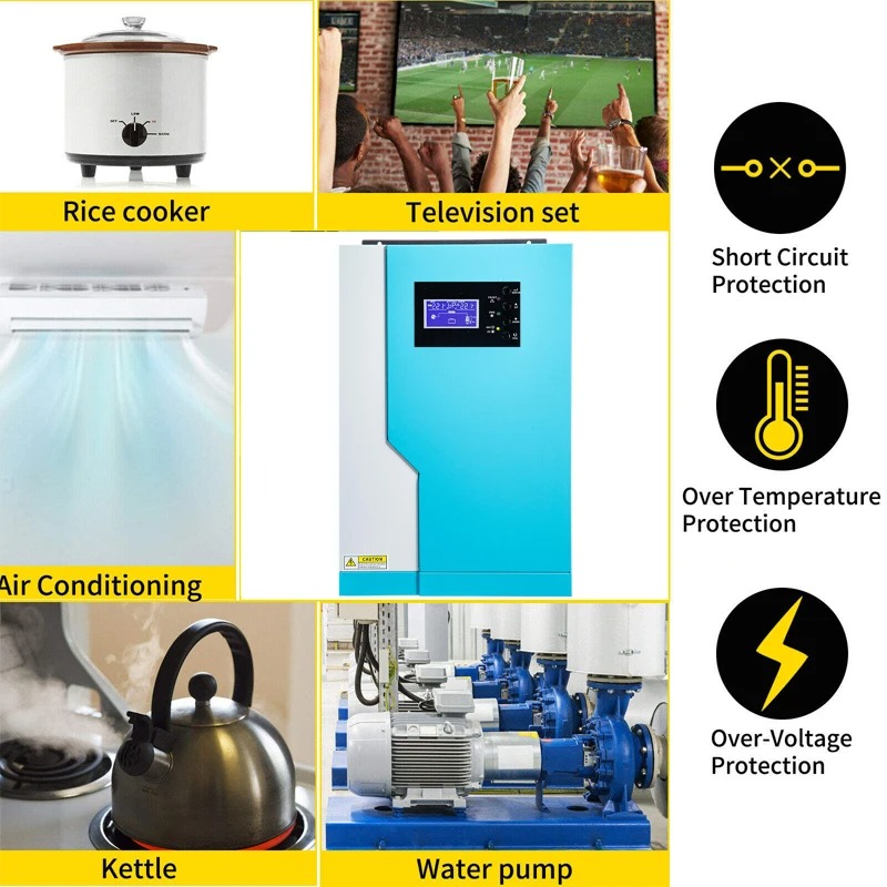 [Hot Sale] 3.5KW 5.5KW MPPT 10 - Hybrid Solar Inverter 评论和价格