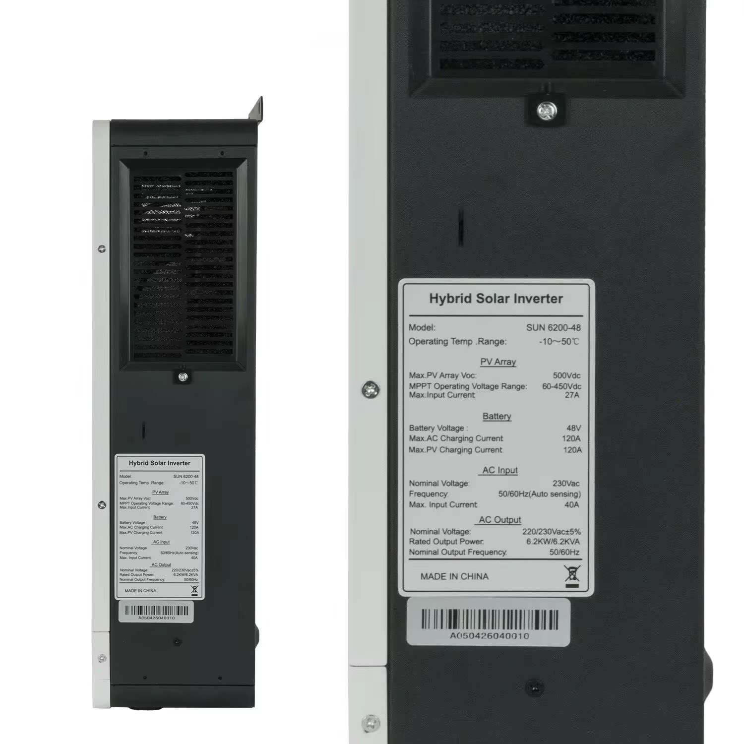Hybrid solar inverter 6.2KW 48 - Hybrid Solar Inverter 评论和价格